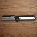 Gerber Quadrant Folding knife 2.75" 7Cr17MoV Steel Blade Black/White Stainless/G10 Handle.