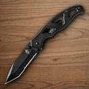 Gerber Paraframe II Folding knife 3.5" 7Cr17MoV Steel Blade Black 2Cr13 Stainless Handle.