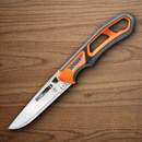 Gerber Randy Newberg EBS Folding knife 440C Steel Blade Orange/Gray TPR/Rubber Handle.