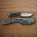 Gerber Downwind Fixed knife 4.5" Stainless Steel Blade Black/Gray G10 Handle.
