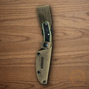 Gerber Downwind Fixed knife 4.5" Stainless Steel Blade Black/Green G10 Handle.