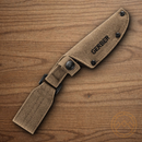 Gerber Downwind Fixed knife 3" Stainless Steel Blade Black/Green G10 Handle.