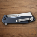 Gerber Fastball Folding knife 3" CPM-20CV Steel Blade Blue Aluminum Handle.