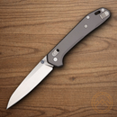 Gerber Savvy Folding knife 3.5" CPM-20CV Steel Blade Gray Aluminum Handle.
