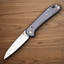 Gerber Savvy Folding knife 3.5" CPM-20CV Steel Blade Blue Aluminum Handle.