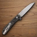 Gerber Savvy Folding knife 3.5" CPM-20CV Steel Blade Carbon Fiber Handle.