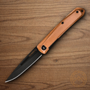 Gerber Affinity Folding knife 3.5" D2 Tool Steel Blade Copper Handle.