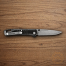Gerber Zilch Folding knife 3" Stainless Steel Blade Black Nylon Handle.