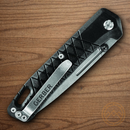 Gerber Zilch Folding knife 3" Stainless Steel Blade Black Nylon Handle.