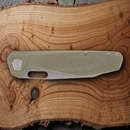 Gerber Slimsada Folding Knife 3.5" D2 Tool Steel Blade Olive Micarta/Stainless Handle