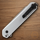 Gerber Pledge Spire Folding Knife 3" 440 Steel Blade Gray Aluminum Handle
