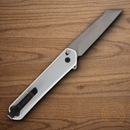 Gerber Pledge Spire Folding Knife 3" 440 Steel Blade Gray Aluminum Handle