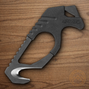 GERBER Strap Cutter Black Lanyard Hole Thumb Ridge Glass Breaker 420HC Stainless