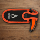 Gerber Vital Fixed Knife 3 1/2" Stainless Steel Blade Black/Orange Rubberized Handle