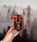 Gerber Vital Skin Fixed Knife 3" Stainless Steel Blade Black/Orange Rubberized Handle