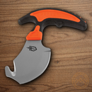 Gerber Vital Skin Fixed Knife 3" Stainless Steel Blade Black/Orange Rubberized Handle
