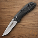Gerber Plunge Folding Knife 3" Stainless Steel Blade Black GRN Handle