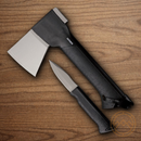 GERBER Combo Axe And Fixed Knife Forged Steel Axe Head Stainless Knife Blade GFN
