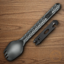 GERBER Devour Multi-Fork Gray Six-Function Multitool Kickstand Aluminum 7.5"