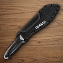Gerber Versafix Fixed Machete 9" Stainless Steel Blade Black Polypropylene Handle