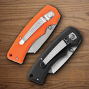 GERBER 2pk Edge Utility Knives Easy Blade Removals Spring Lock Orange Black