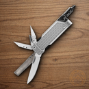 GERBER Lockdown Driver Multitool Silver Screwdrivers Awl File Blades Chisel