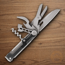 GERBER Armbar Cork Multitool Knife Gray Many Essentials Foil Cutter Hammer End