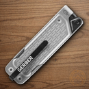 GERBER Lockdown Driver Multitool Silver 4L Screwdrivers Awl File Chisel Clip