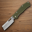 Gerber Flatiron Folding Knife 3.6" 7Cr17MoV Steel Blade Green Aluminum Handle