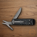 GERBER Lockdown Pry Slim Multitool Folding Knife Black Essential Tools Pry Bar