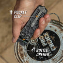 GERBER Lockdown Pry Slim Multitool Folding Knife Black Essential Tools Pry Bar