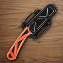 Gerber Exo-Mod Fixed Knife 2.5" Stainless Steel Blade Orange Nylon Handle