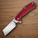 Gerber Asada Folding Knife 3.25" 7Cr17MoV Steel Blade Red Aluminum Handle