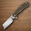 Gerber Asada Folding Knife 3.25" 7Cr17MoV Steel Blade Green Micarta Handle