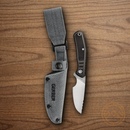 Gerber Downwind Caper Fixed Knife 3.25" 7Cr17MoV Steel Blade Black/Gray G10 Handle