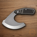 Gerber Downwind Ulu Fixed Knife 7Cr17MoV Steel Blade Black/Gray G10 Handle