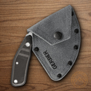 Gerber Downwind Ulu Fixed Knife 7Cr17MoV Steel Blade Black/Gray G10 Handle