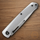 Gerber Affinity Folding Knife 3.5" 7Cr17MoV Steel Blade Silver Aluminum Handle