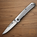 Gerber Affinity Folding Knife 3.5" 7Cr17MoV Steel Blade Silver Aluminum Handle