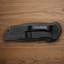 Gerber Swagger Folding Knife 3.13" 7Cr17MoV Steel Blade Black G10 Handle