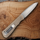 Gerber Mansfield Folding Knife 3.25" D2 Tool Steel Blade Canvas Micarta Handle