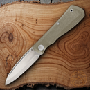 Gerber Mansfield Folding Knife 3.25" D2 Tool Steel Blade Green Micarta Handle