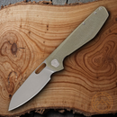 Gerber Slimsada Folding Knife 3.5" D2 Tool Steel Blade Olive Micarta Handle