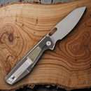 Gerber Slimsada Folding Knife 3.5" D2 Tool Steel Blade Olive Micarta Handle