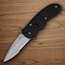 Gerber Mini FAST Draw Folding knife 2.1" High carbon Steel Blade Black Nylon Handle