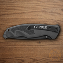 Gerber Answer FAST Folding knife 3.25" Stainless Steel Blade Black Aluminum Handle