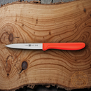 HENCKELS ZWILLING Master Parer Kitchen Knife 4" Stainless Steel Blade Orange Synthetic Handle