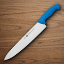 HENCKELS ZWILLING Twin Master Chef's Kitchen Knife 12" Stainless Steel Blade Blue Plastic Handle
