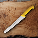 Henckels Zwilling Master Bread Fixed-Blade Knife 10 Stainless Blade Synthetic