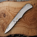 Hard Hat Small Lock Folding Knife 1.25 Satin Finish Stainless Steel Construction